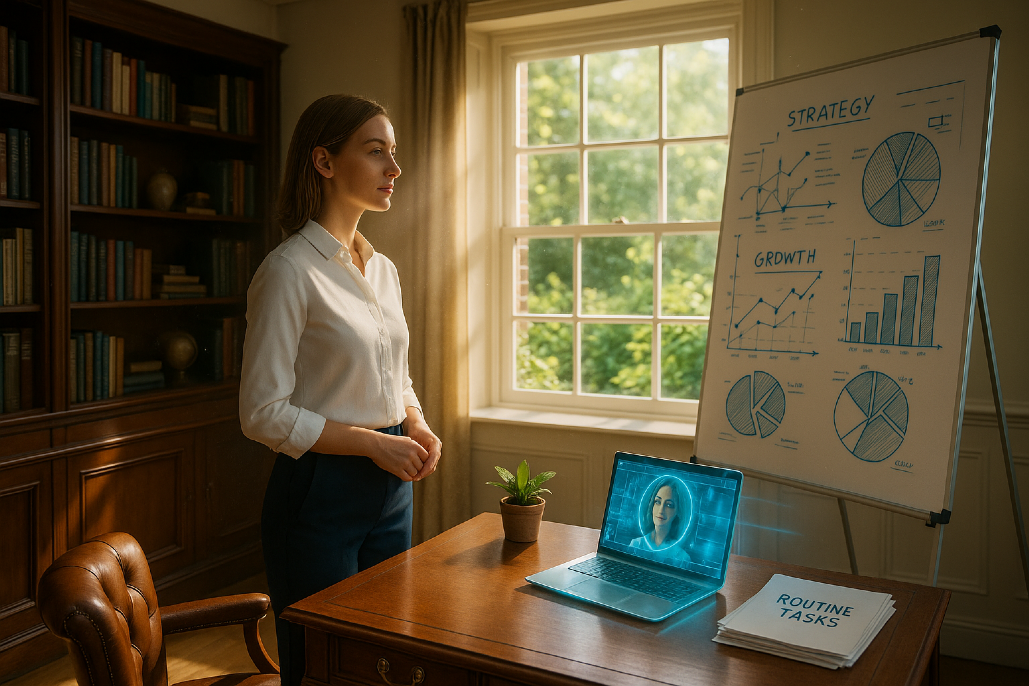 Delegate routine tasks, Set your mind free to wander, Creativity flows