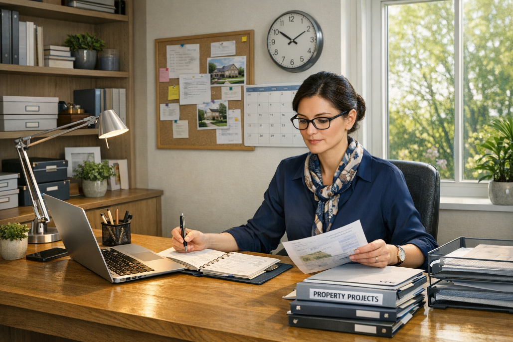 Running an online PA business taught me valuable skills, which I now apply to successfully managing property projects for others