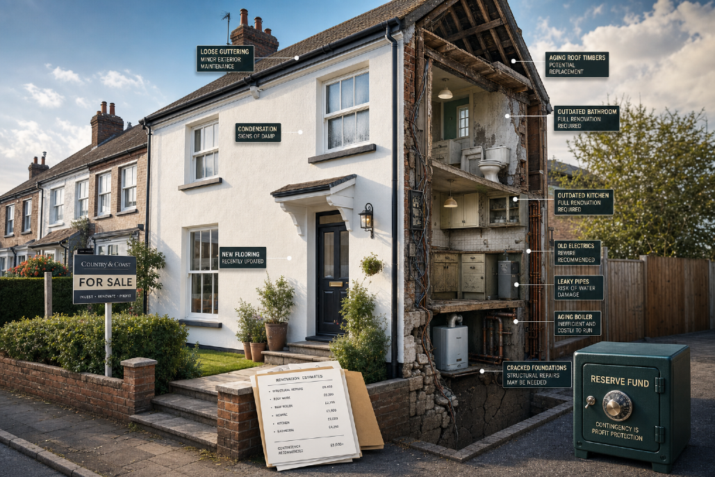 Before purchasing a property, it's crucial to understand the potential refurbishment costs involved