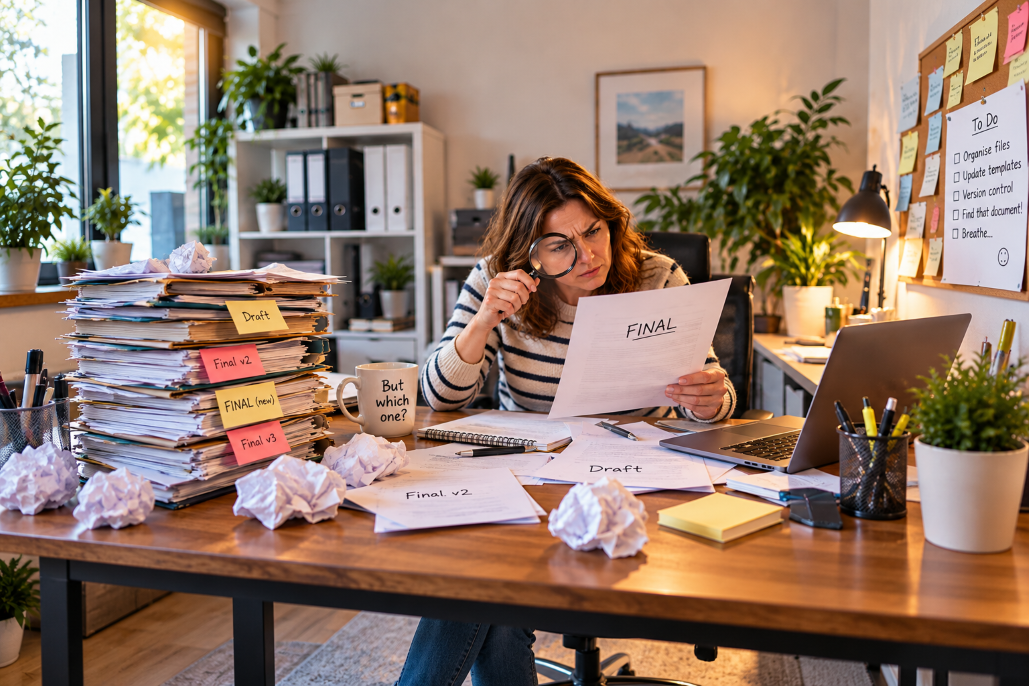 Document management for small businesses saves time and reduces stress by keeping files organised and easy to find